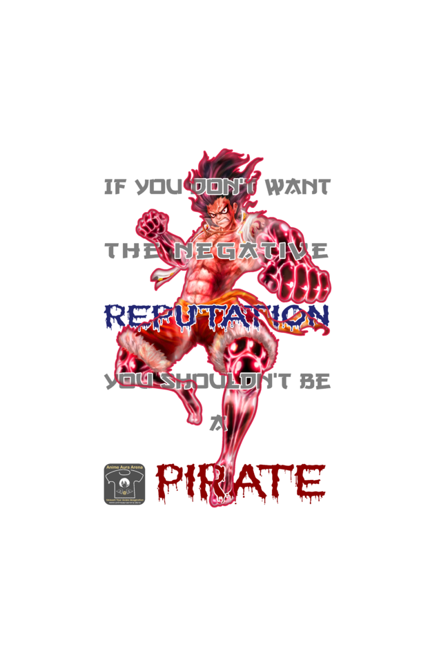 Monkey D Luffy- Reputation Pirate Oversize T Shirt