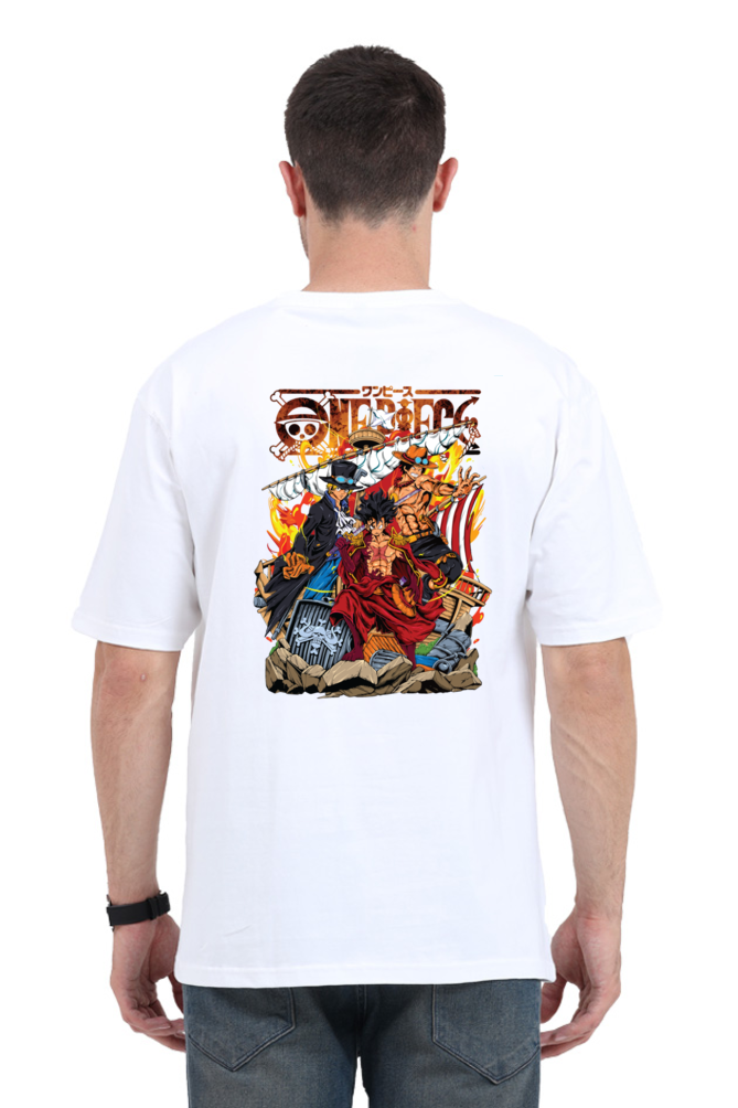 Monkey D Luffy- Gear 5- Back Print Oversize T-Shirt