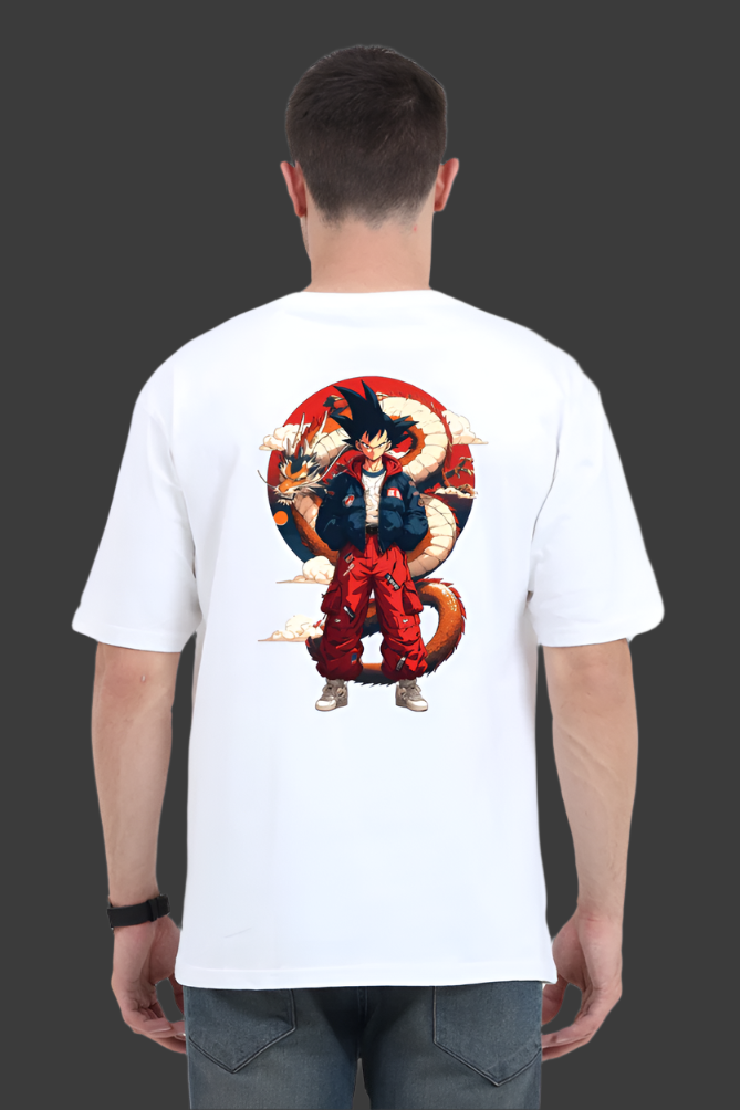 Goku Dragon Ball Z - Back Print Oversize T-Shirt