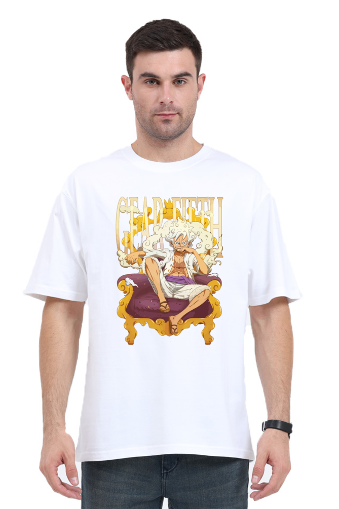 Monkey D Luffy- Gear 5- Front Print Oversize T-Shirt