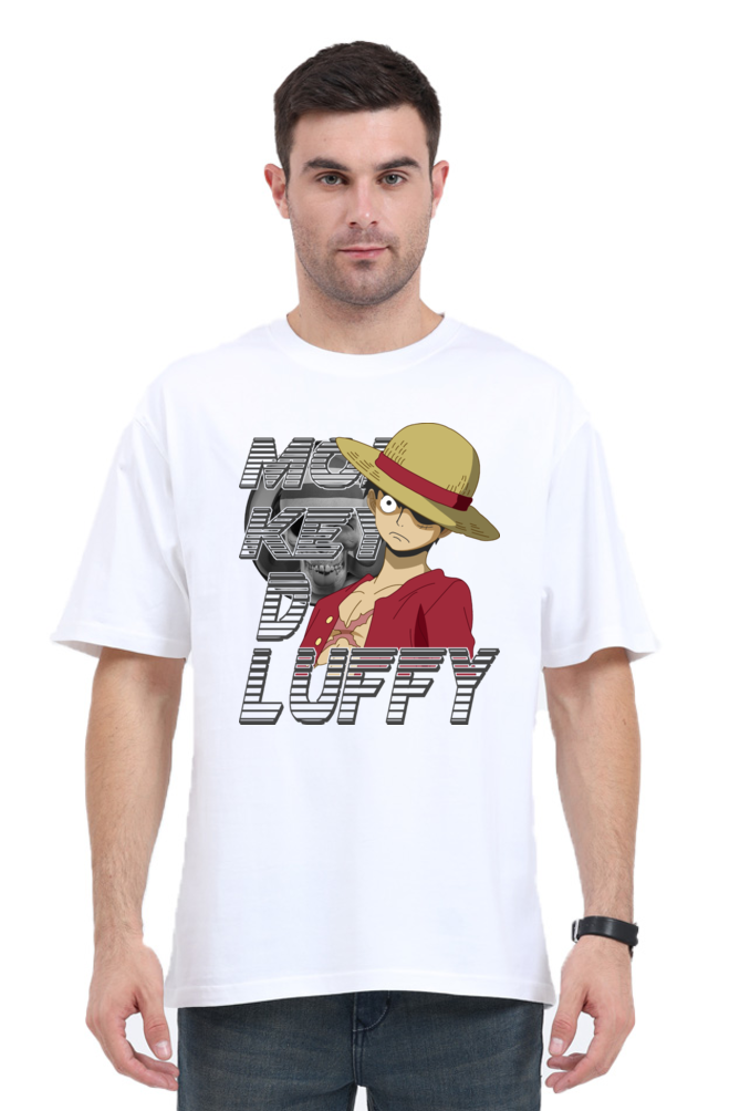 Monkey D Luffy- Gear 5- Front Print Oversize T-Shirt