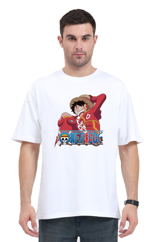 Monkey D Luffy- Gear 5- Front Print Oversize T-Shirt