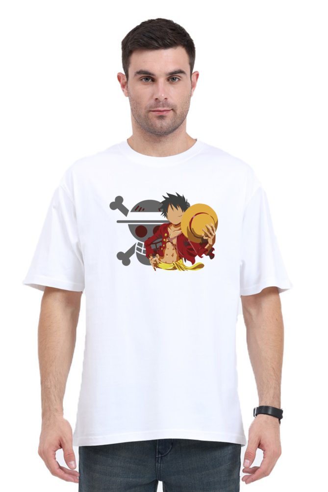 Monkey D Luffy- Gear 5- Front Print Oversize T-Shirt