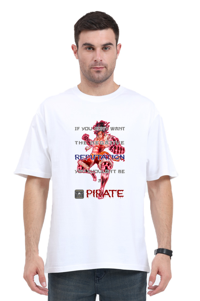 Monkey D Luffy- Reputation Pirate Oversize T Shirt