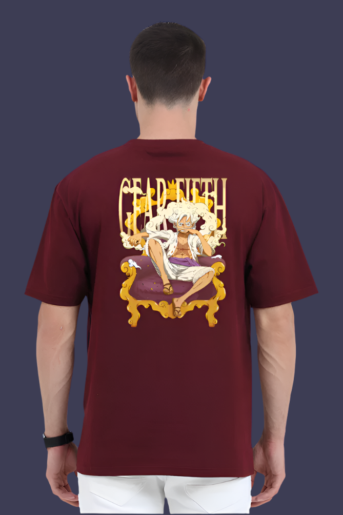 Monkey D Luffy- Gear 5- Back Print Oversize T-Shirt