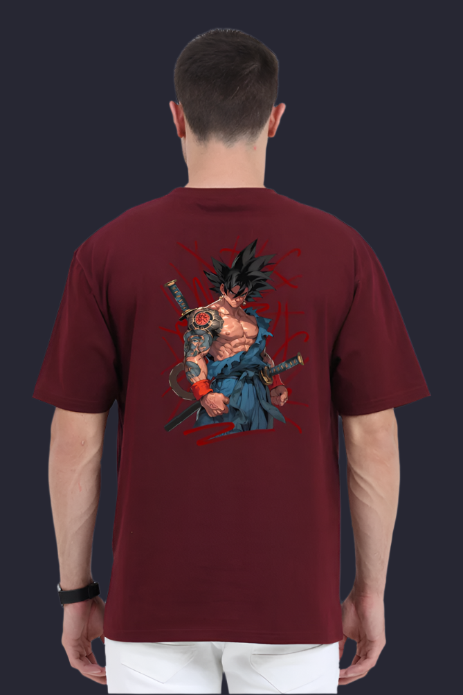 Goku Dragon Ball Z - Back Print Oversize T-Shirt