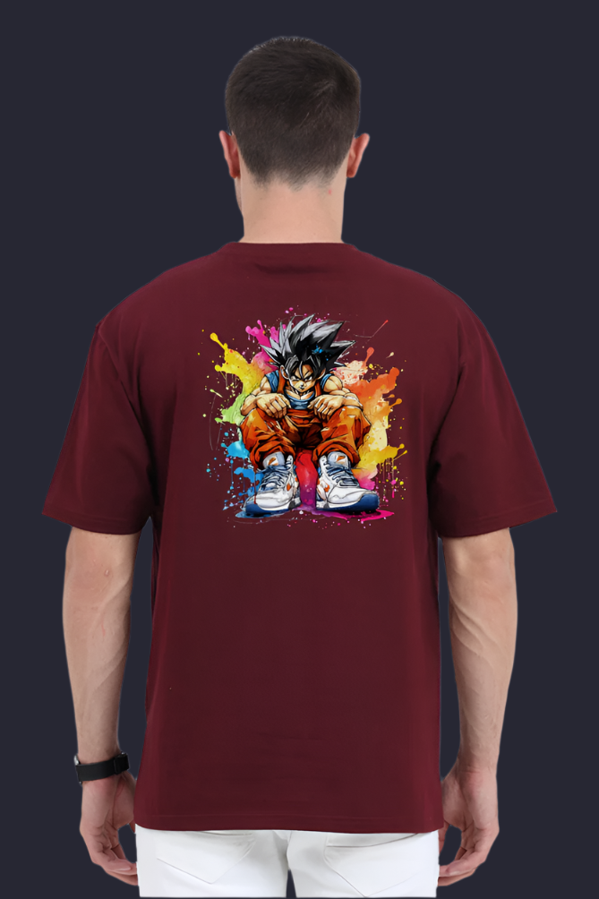 Goku Dragon Ball Z - Back Print Oversize T-Shirt