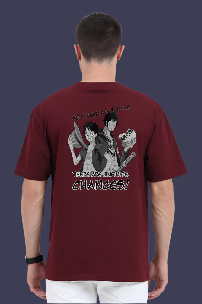 Monkey D Luffy- Gear 5- Back Print Oversize T-Shirt