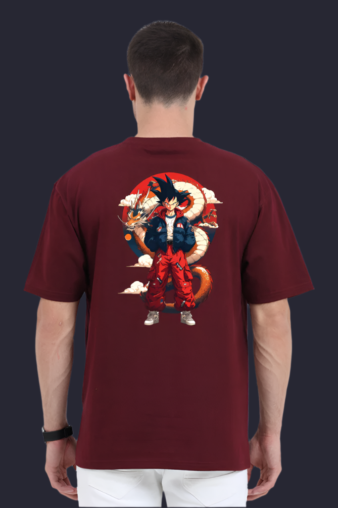 Goku Dragon Ball Z - Back Print Oversize T-Shirt