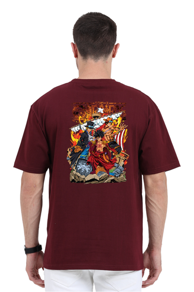 Monkey D Luffy- Gear 5- Back Print Oversize T-Shirt