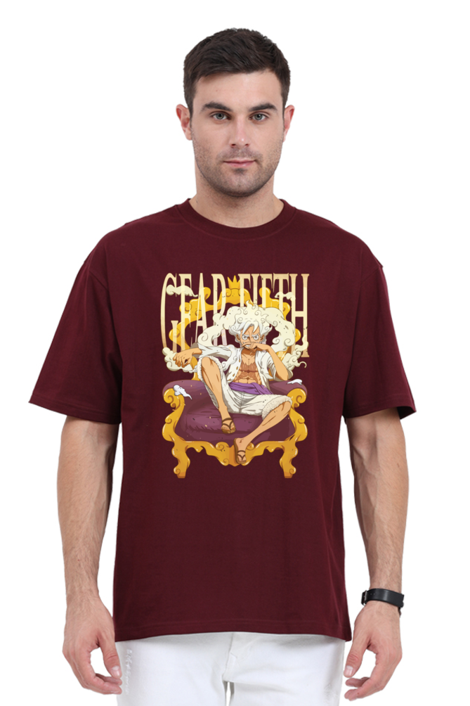 Monkey D Luffy- Gear 5- Front Print Oversize T-Shirt