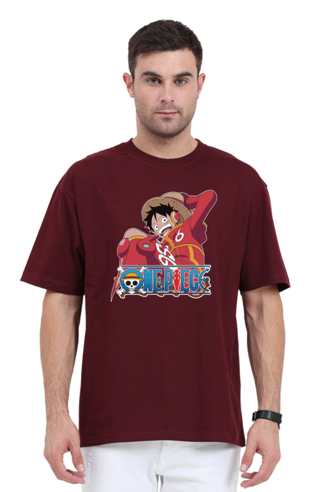 Monkey D Luffy- Gear 5- Front Print Oversize T-Shirt