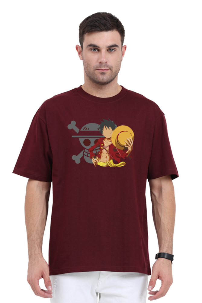 Monkey D Luffy- Gear 5- Front Print Oversize T-Shirt