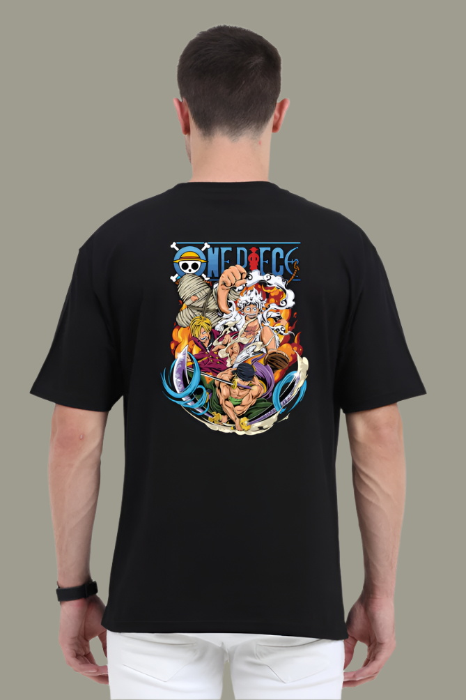 Monkey D Luffy- Gear 5- Back Print Oversize T-Shirt