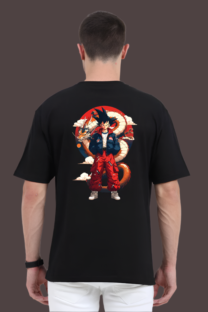 Goku Dragon Ball Z - Back Print Oversize T-Shirt