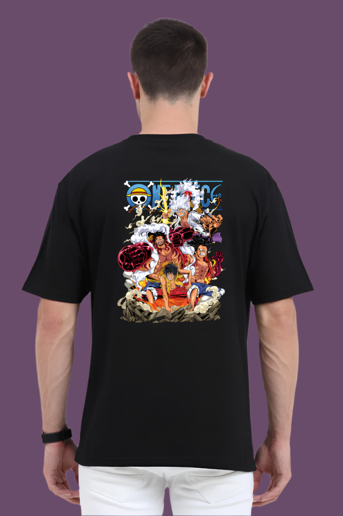 Monkey D Luffy- Gear 5- Back Print Oversize T-Shirt