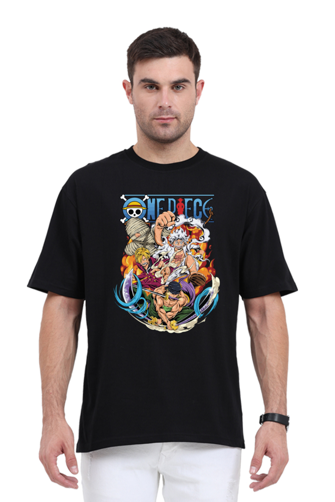 Monkey D Luffy- Gear 5- Front Print Oversize T-Shirt