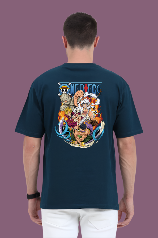 Monkey D Luffy- Gear 5- Back Print Oversize T-Shirt