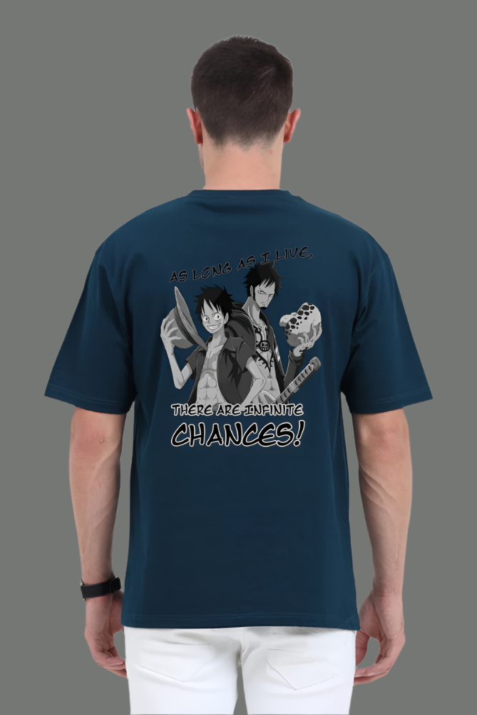 Monkey D Luffy- Gear 5- Back Print Oversize T-Shirt