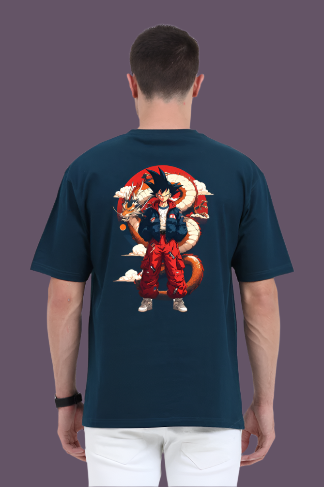 Goku Dragon Ball Z - Back Print Oversize T-Shirt