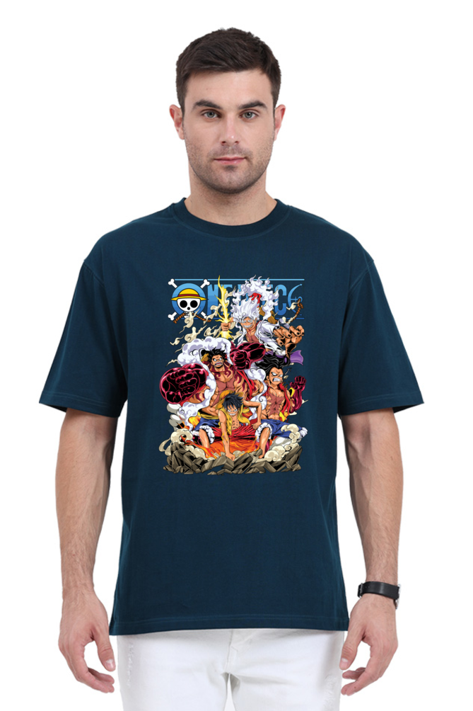 Monkey D Luffy- Gear 5- Front Print Oversize T-Shirt