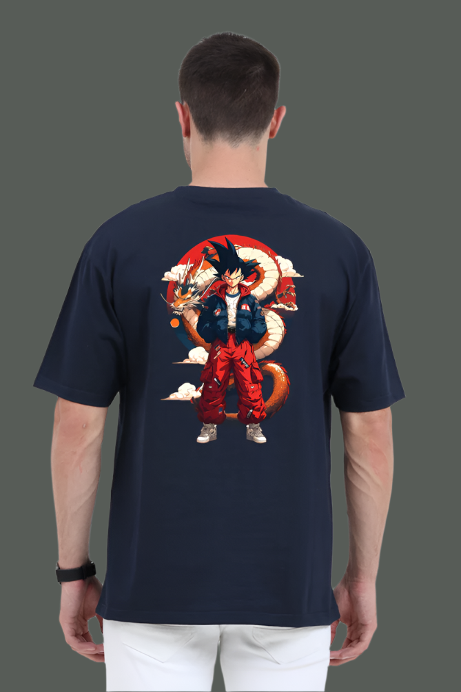 Goku Dragon Ball Z - Back Print Oversize T-Shirt