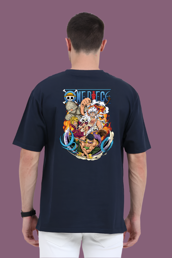 Monkey D Luffy- Gear 5- Back Print Oversize T-Shirt