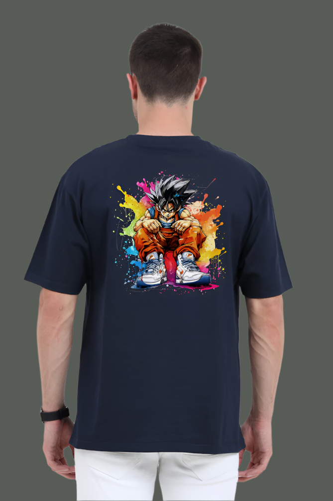 Goku Dragon Ball Z - Back Print Oversize T-Shirt