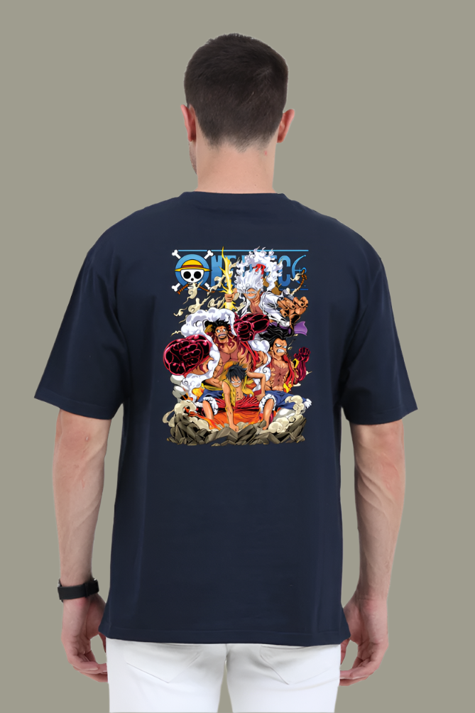 Monkey D Luffy- Gear 5- Back Print Oversize T-Shirt