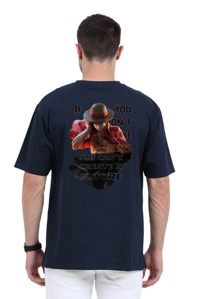 Monkey D Luffy- Gear 5- Back Print Oversize T-Shirt