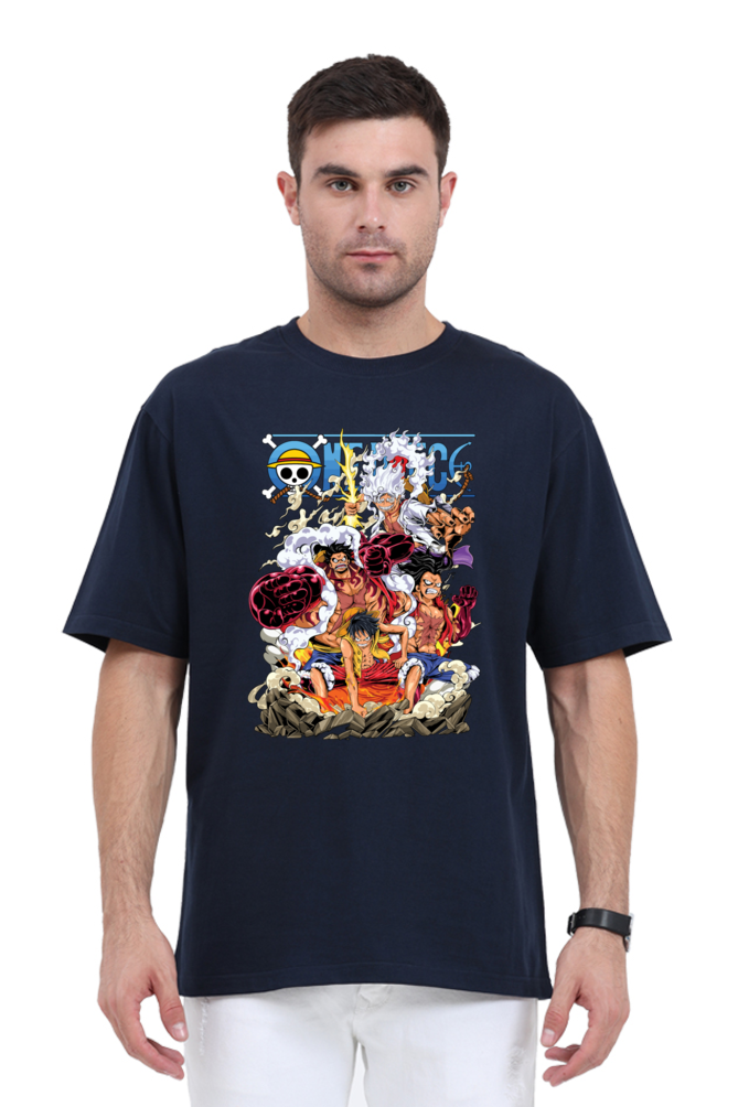 Monkey D Luffy- Gear 5- Front Print Oversize T-Shirt