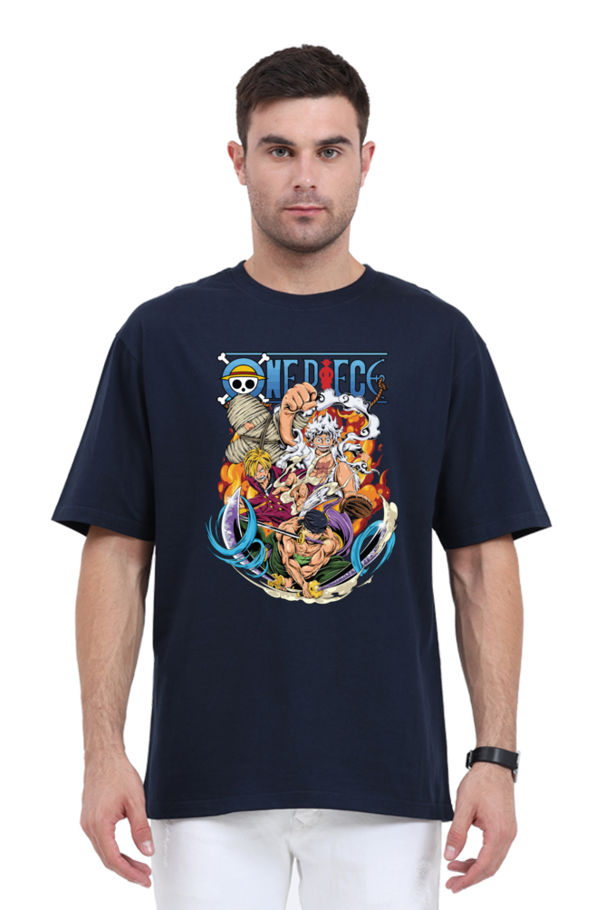 Monkey D Luffy- Gear 5- Front Print Oversize T-Shirt