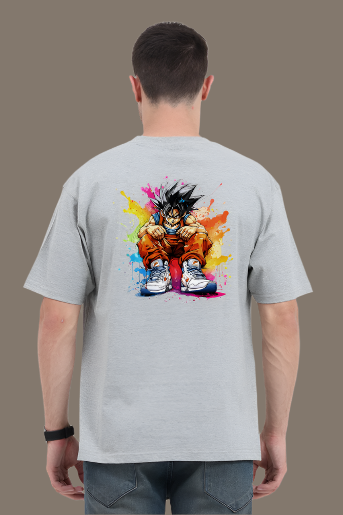 Goku Dragon Ball Z - Back Print Oversize T-Shirt