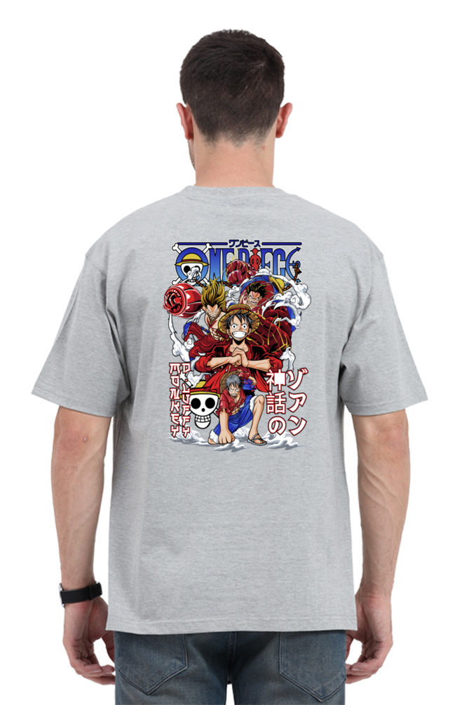 Monkey D Luffy- Gear 5- Back Print Oversize T-Shirt