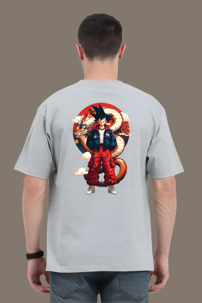 Goku Dragon Ball Z - Back Print Oversize T-Shirt