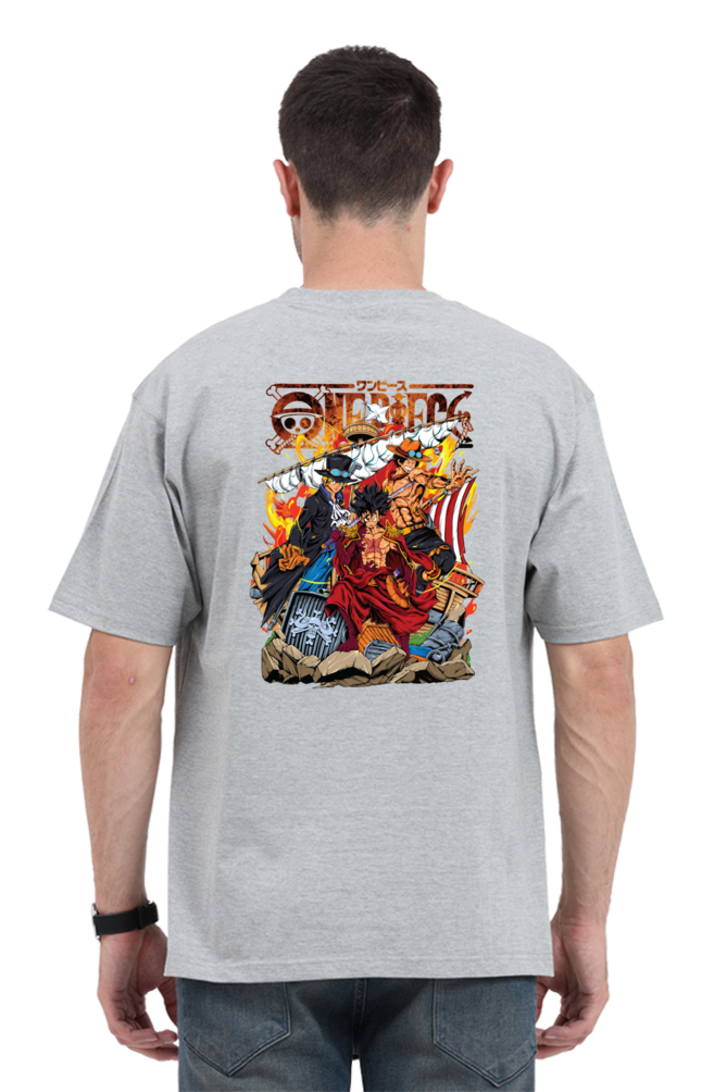 Monkey D Luffy- Gear 5- Back Print Oversize T-Shirt