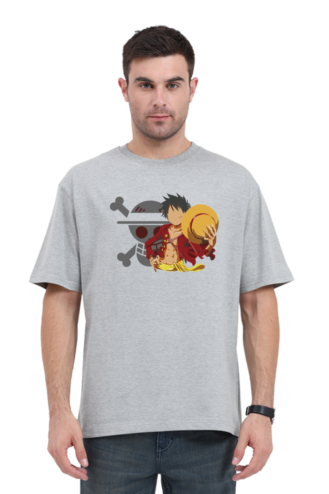 Monkey D Luffy- Gear 5- Front Print Oversize T-Shirt