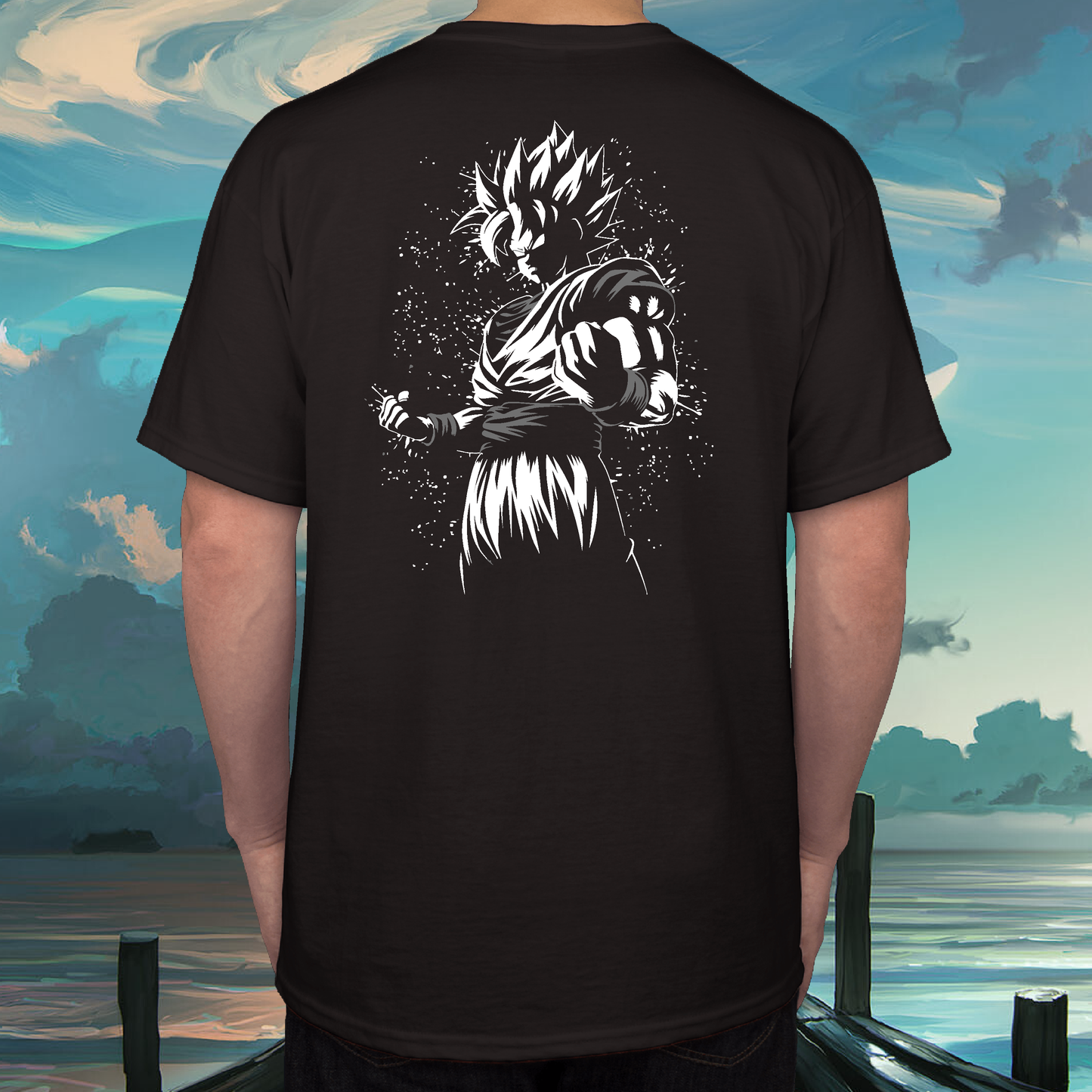 Goku Dragon Ball Z - Back Print Oversize T-Shirt