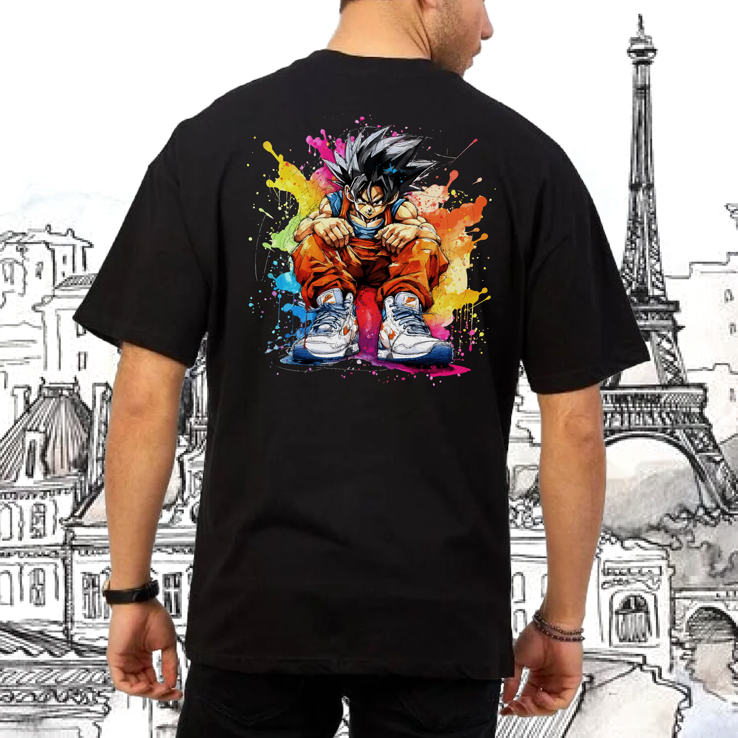 Goku Dragon Ball Z - Back Print Oversize T-Shirt