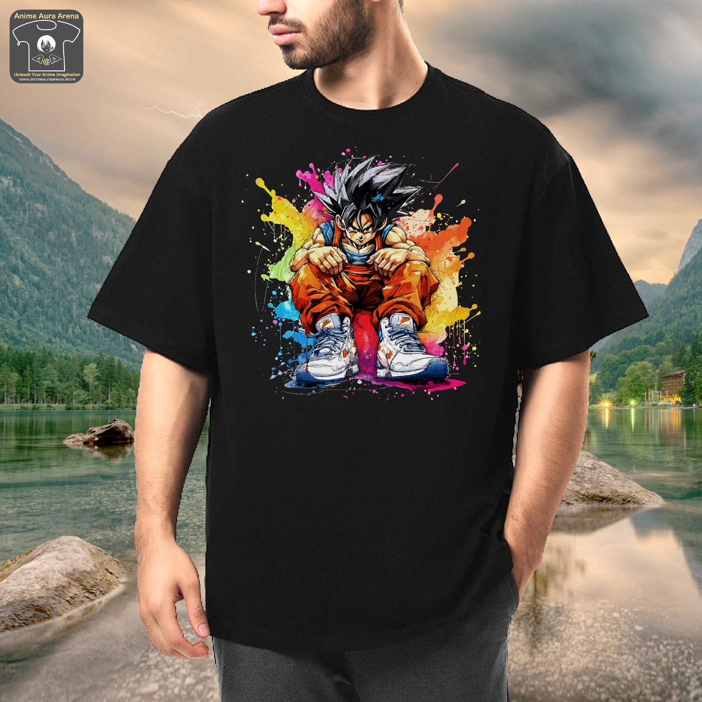 Goku Dragon Ball Z - Front Print Oversize T-Shirt