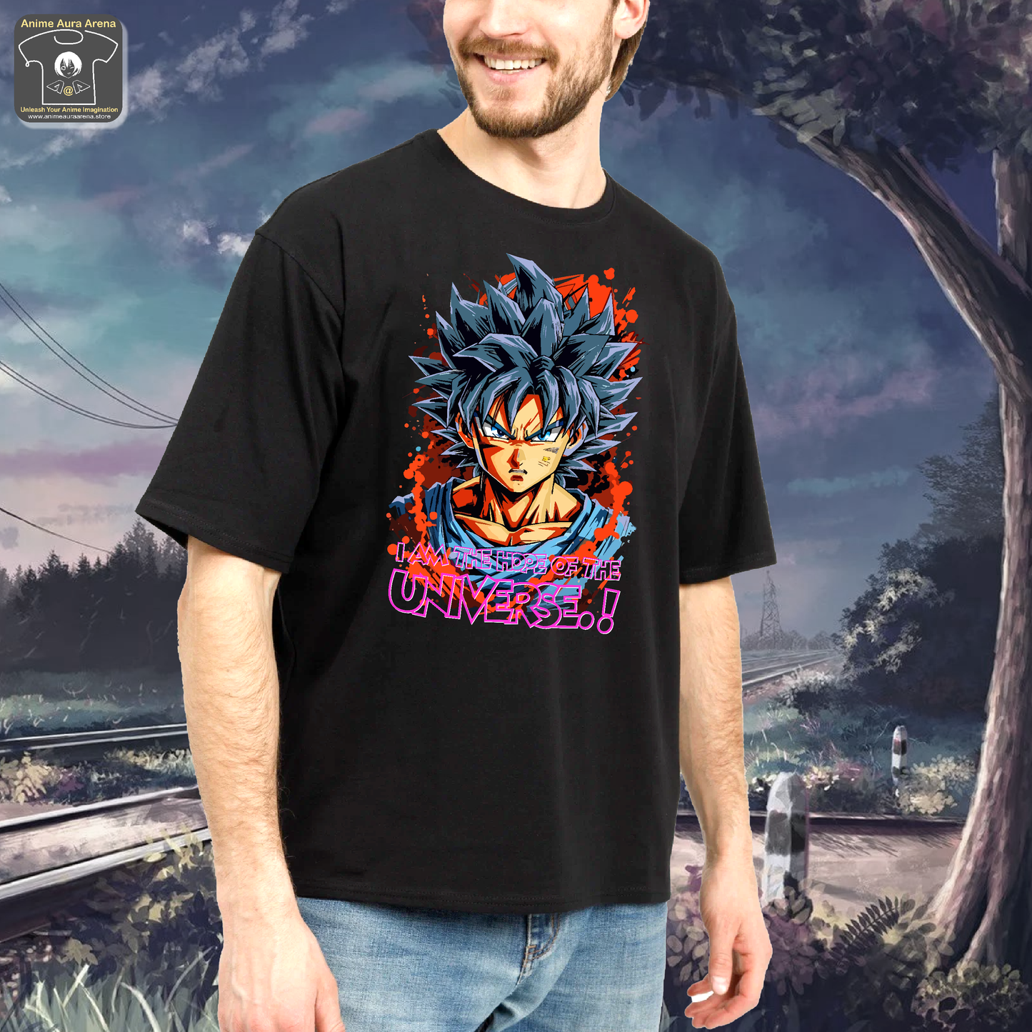 Goku Dragon Ball Z - Front Print Oversize T-Shirt