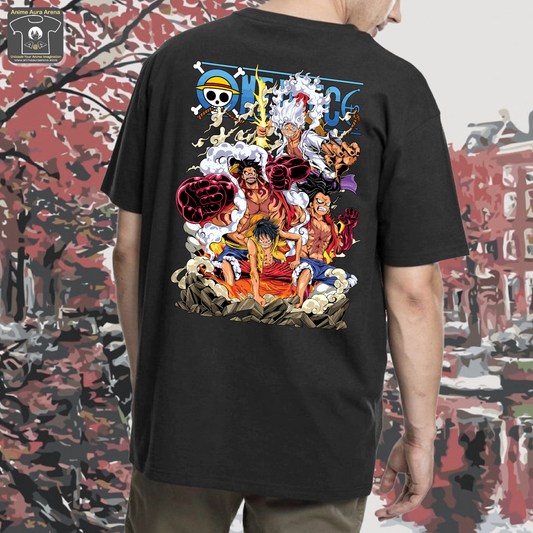 Monkey D Luffy- Gear 5- Back Print Oversize T-Shirt