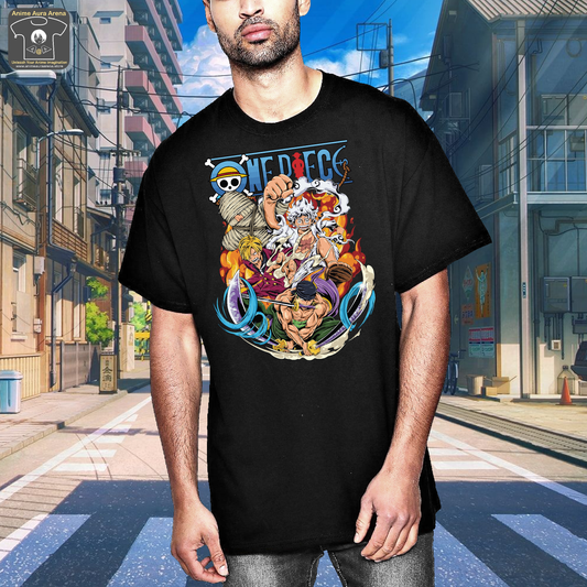 Monkey D Luffy- Gear 5- Front Print Oversize T-Shirt