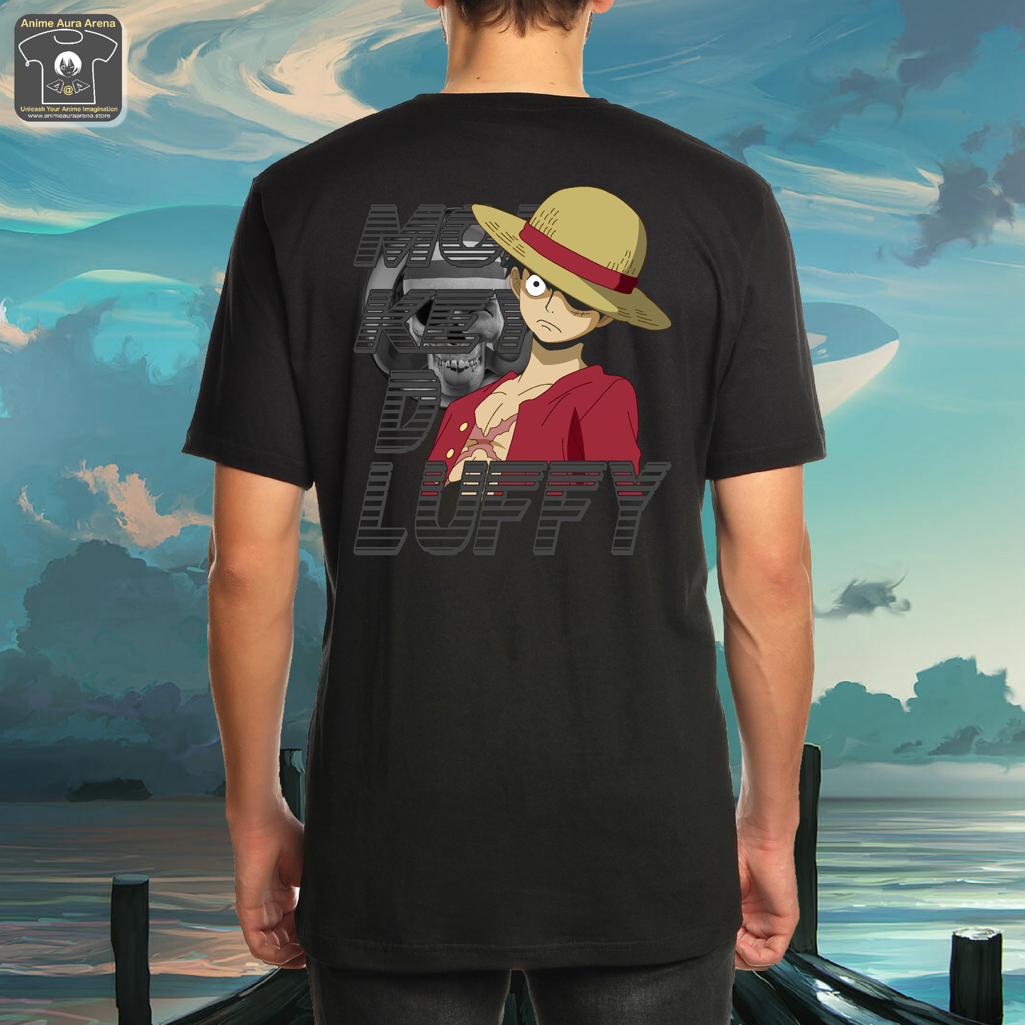 Monkey D Luffy- Gear 5- Back Print Oversize T-Shirt